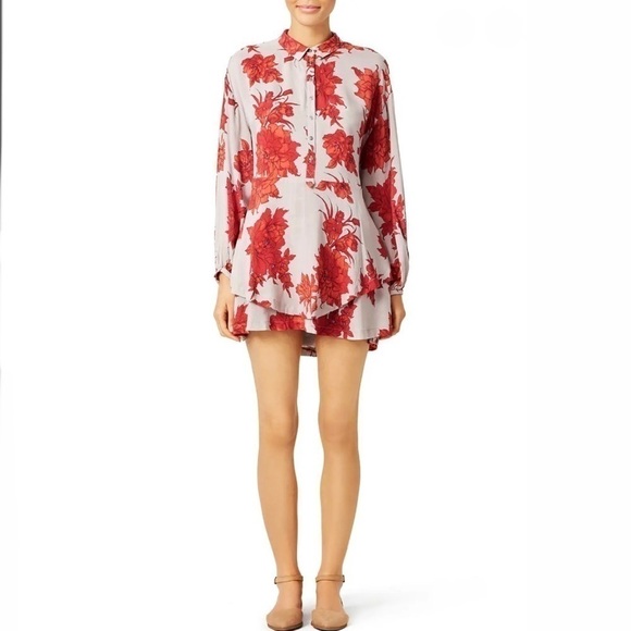 Free People Shake It Floral Mini Dress Size XS - Picture 2 of 13